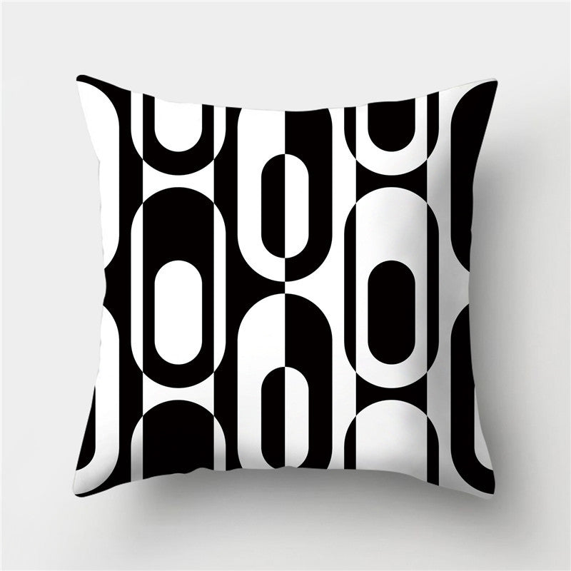 HKM-845395 European Style Soft Peach Skin Decorative Cushion Cover 45x45cm