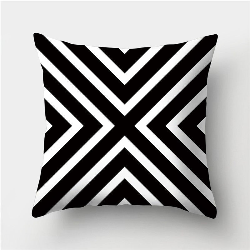 HKM-845395 European Style Soft Peach Skin Decorative Cushion Cover 45x45cm