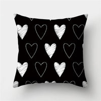 HKM-845395 European Style Soft Peach Skin Decorative Cushion Cover 45x45cm