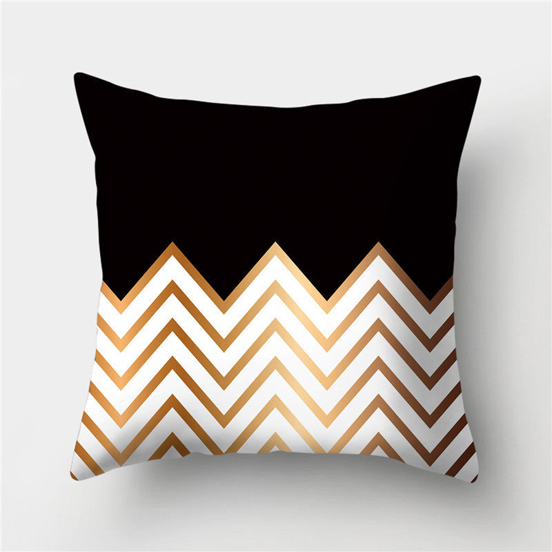 HKM-845395 European Style Soft Peach Skin Decorative Cushion Cover 45x45cm