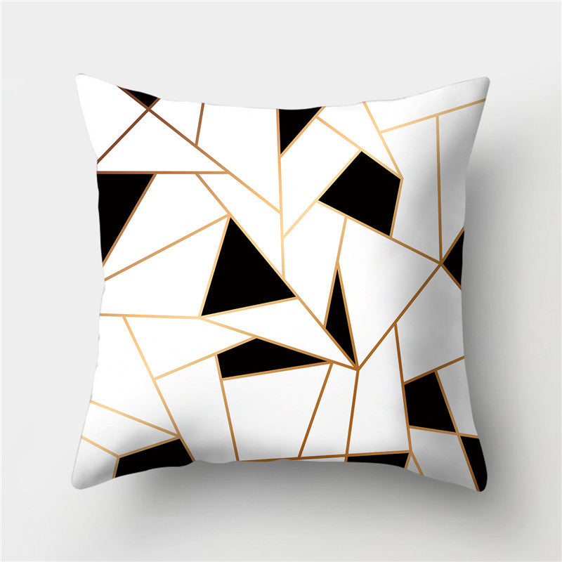 HKM-845395 European Style Soft Peach Skin Decorative Cushion Cover 45x45cm