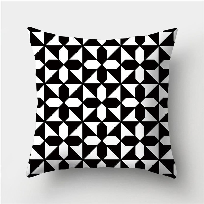 HKM-845395 European Style Soft Peach Skin Decorative Cushion Cover 45x45cm