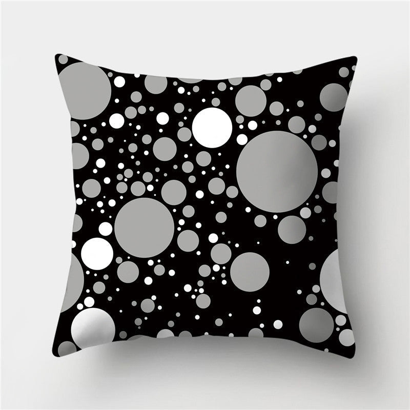 HKM-845395 European Style Soft Peach Skin Decorative Cushion Cover 45x45cm