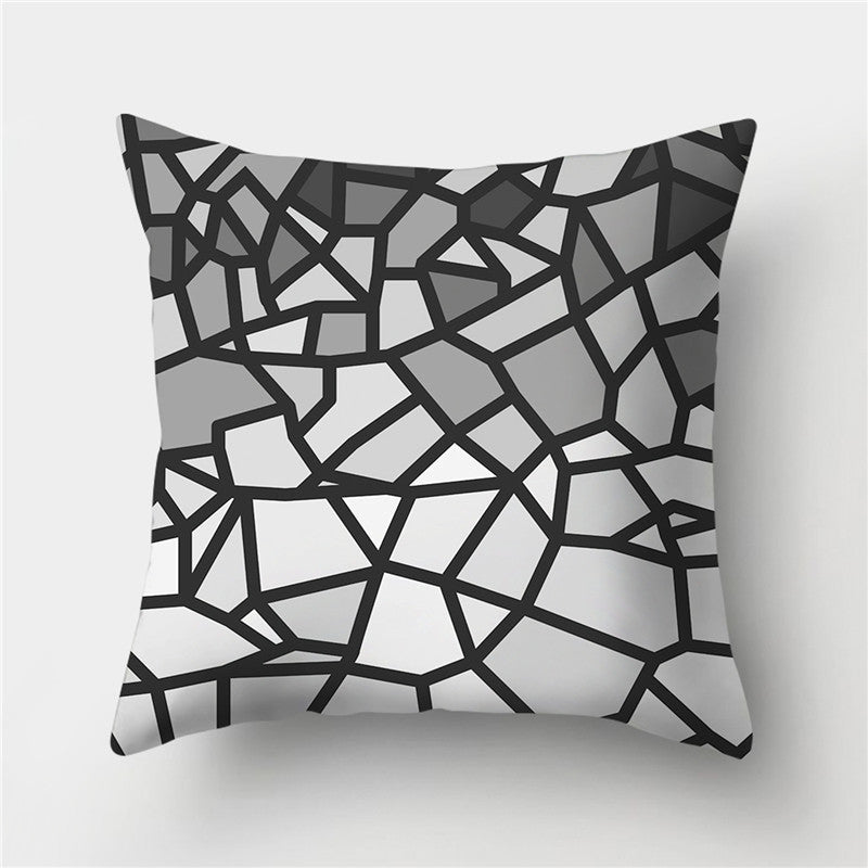 HKM-845395 European Style Soft Peach Skin Decorative Cushion Cover 45x45cm
