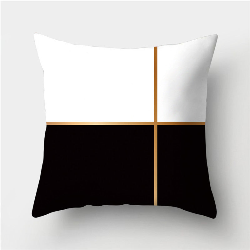 HKM-845395 European Style Soft Peach Skin Decorative Cushion Cover 45x45cm