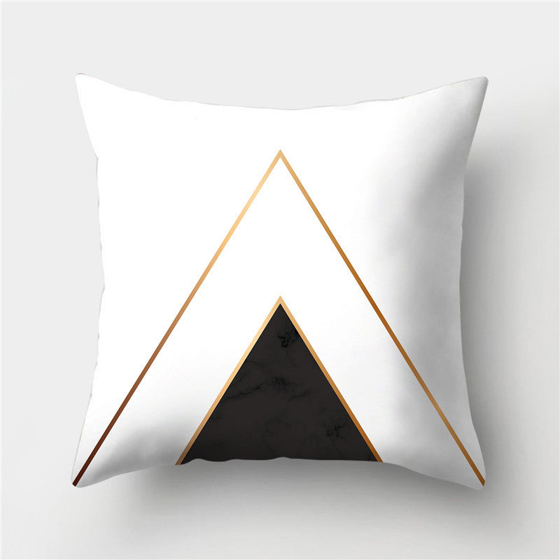 HKM-845395 European Style Soft Peach Skin Decorative Cushion Cover 45x45cm