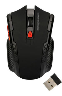 HKM-845523 Wireless 6-Button Optical Gaming Mouse with Colorful Design - Ergonomic and USB Connection