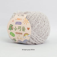 HKM-845843 Hand-Woven Three-Strand Velvet Crochet Yarn - 50g Wool Ball for DIY Crafts