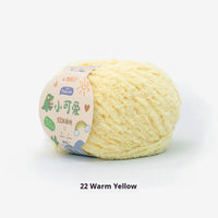 HKM-845843 Hand-Woven Three-Strand Velvet Crochet Yarn - 50g Wool Ball for DIY Crafts