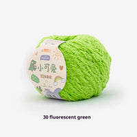 HKM-845843 Hand-Woven Three-Strand Velvet Crochet Yarn - 50g Wool Ball for DIY Crafts
