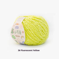 HKM-845843 Hand-Woven Three-Strand Velvet Crochet Yarn - 50g Wool Ball for DIY Crafts