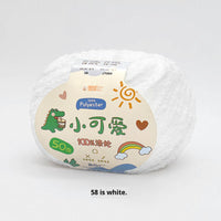 HKM-845843 Hand-Woven Three-Strand Velvet Crochet Yarn - 50g Wool Ball for DIY Crafts