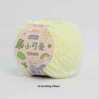 HKM-845843 Hand-Woven Three-Strand Velvet Crochet Yarn - 50g Wool Ball for DIY Crafts