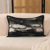 HKM-845971 Color Matching Cotton and Linen Couch Pillow - 45x45cm, New Chinese Style