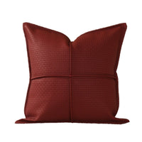 HKM-845971 Color Matching Cotton and Linen Couch Pillow - 45x45cm, New Chinese Style