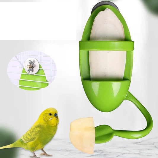 HKM-846099 Cuttlefish Skeleton Bird Food Rack for Easy Feeding Storage