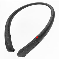HKM-846227 Retractable Wireless Bluetooth Neckband Headphones with Noise-Canceling Microphone and 12 Hours Playtime