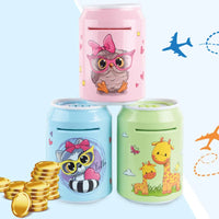 HKM-846419 Electronic Money Safe Box for Kids with Light and Music Features - ATM Style Cash Deposit Toy