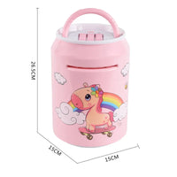 HKM-846419 Electronic Money Safe Box for Kids with Light and Music Features - ATM Style Cash Deposit Toy
