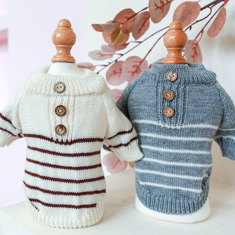 HKM-846739 Warm and Cozy Two-Piece Clothing Set for Dogs and Cats