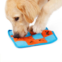 HKM-846803 Interactive Dog Sniffing and Sound Training Toy, Fleece & Oxford, 25.5CM Play Mat