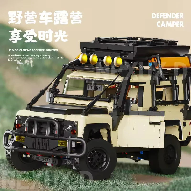 Remote Control Off-Road SUV Building Blocks Set - 2766PCS Plastic Model Kit for Ages 2 and Up