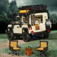 HKM-846803 Remote Control Off-Road SUV Building Blocks Set - 2766PCS Plastic Model Kit for Ages 2 and Up