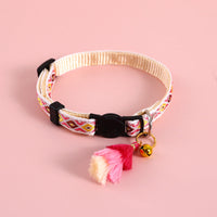 HKM-846867 Adjustable Double Layer Nylon Net Red Necklace
