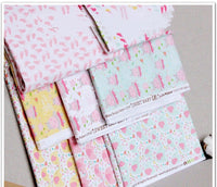 HKM-846995 Candy Color Cotton Cartoon Print Fabric for DIY Handmade Clothing - 45cm x 110cm