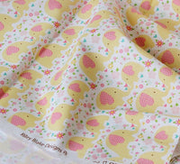 HKM-846995 Candy Color Cotton Cartoon Print Fabric for DIY Handmade Clothing - 45cm x 110cm