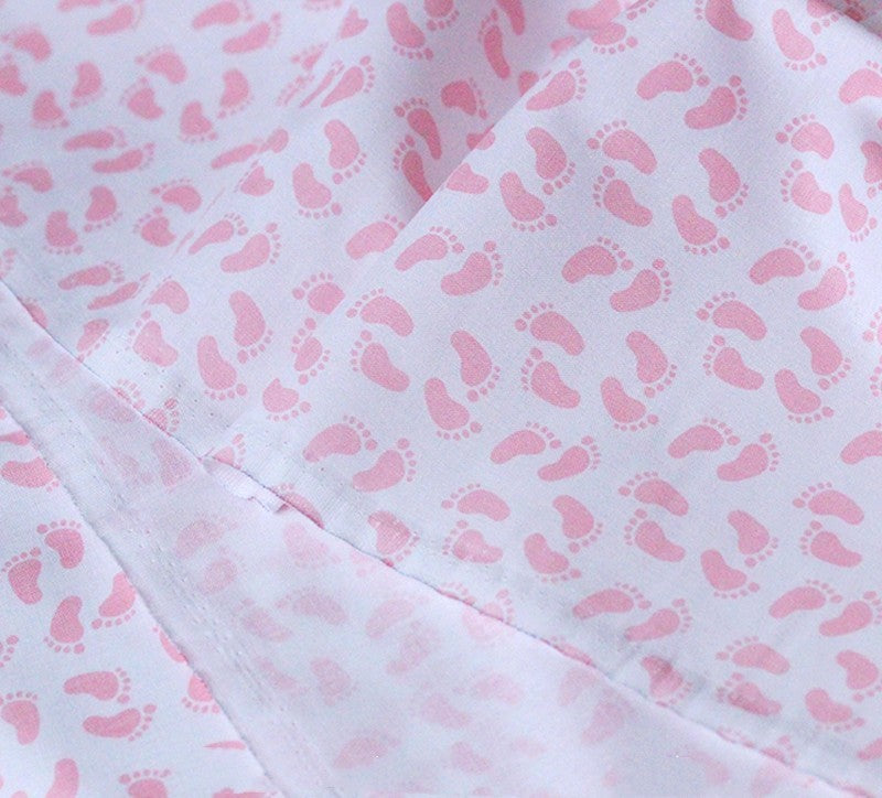 HKM-846995 Candy Color Cotton Cartoon Print Fabric for DIY Handmade Clothing - 45cm x 110cm