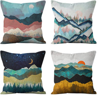 HKM-846995 Flax Linen Cushion Cover Pillow Case - 45x45cm
