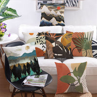 HKM-846995 Flax Linen Cushion Cover Pillow Case - 45x45cm