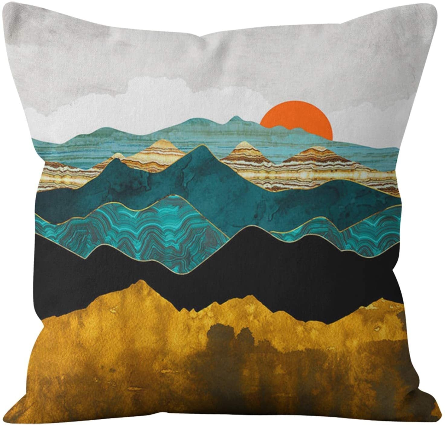 HKM-846995 Flax Linen Cushion Cover Pillow Case - 45x45cm