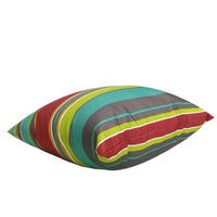 HKM-846995 Striped Ethnic Style Throw Pillow with PP Cotton Filling, 45x45cm