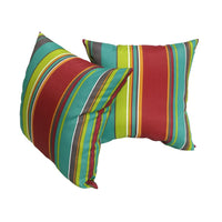 HKM-846995 Striped Ethnic Style Throw Pillow with PP Cotton Filling, 45x45cm