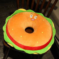 HKM-847379 Cartoon-Themed Soft Cushion - Thickened Round Stool for Comfort and Fun