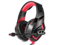 HKM-847379 Wired Gaming Headset with Leather Ear Cushions and 3.5mm Connector