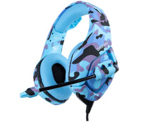 HKM-847379 Wired Gaming Headset with Leather Ear Cushions and 3.5mm Connector