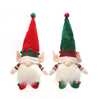 HKM-847443 Luminous Doll Ornaments for Christmas Decoration - Non-Woven Fabric with Light, 33x10x9.5cm
