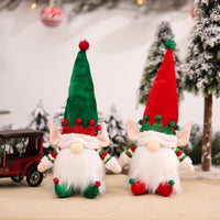 HKM-847443 Luminous Doll Ornaments for Christmas Decoration - Non-Woven Fabric with Light, 33x10x9.5cm