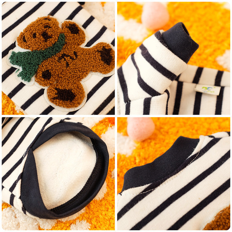 HKM-847571 Cozy Autumn Winter Sweater for Small Dogs and Puppies