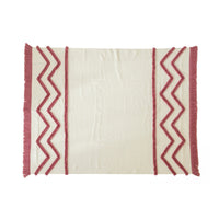 HKM-847635 Knitted Woolen Towel Blanket with Tassels for Home Decor in Nordic Style