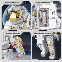 HKM-847955 Spaceman Astronaut Building Blocks Set for Creative Learning and Fun