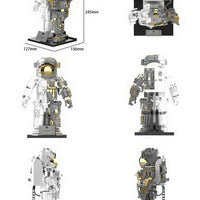 HKM-847955 Spaceman Astronaut Building Blocks Set for Creative Learning and Fun