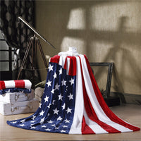 HKM-848147 British Flag Coral Fleece Blanket - Soft Polyester Fiber, 150x200 cm, European Style