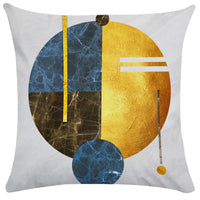 HKM-848147 Geometric Abstract Throw Pillows for Office and Home Furniture - Ultra-flexible Sizes Available