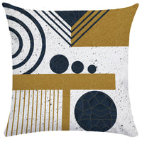 HKM-848147 Geometric Abstract Throw Pillows for Office and Home Furniture - Ultra-flexible Sizes Available