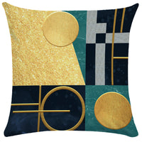 HKM-848147 Geometric Abstract Throw Pillows for Office and Home Furniture - Ultra-flexible Sizes Available