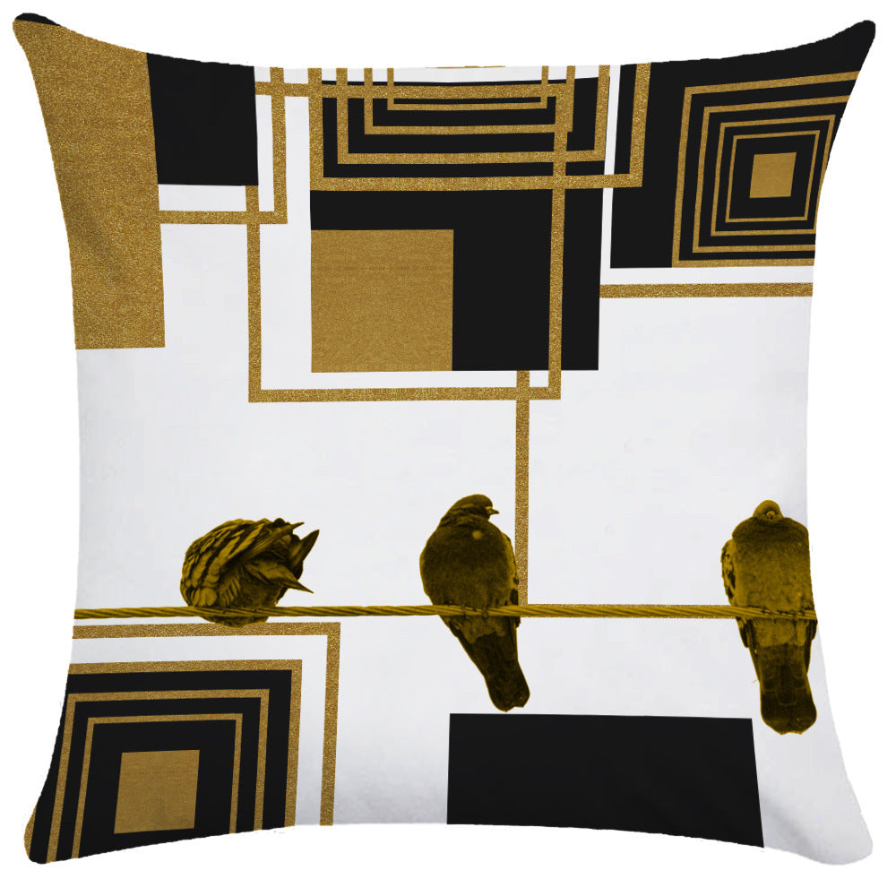 HKM-848147 Geometric Abstract Throw Pillows for Office and Home Furniture - Ultra-flexible Sizes Available